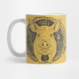 Cosmic Hogtie single color print 1 Mug